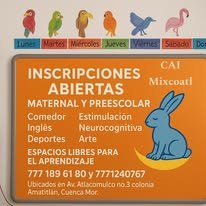 Mensaje educativo de preescolar